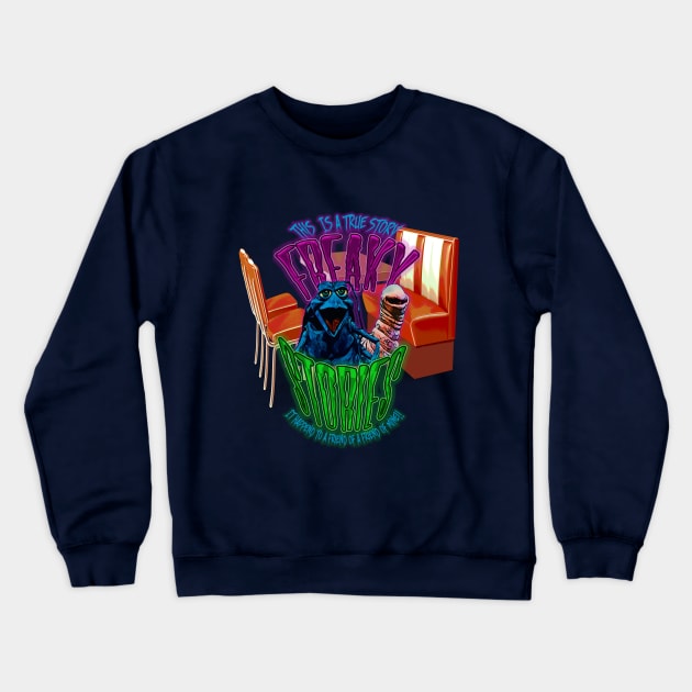 This Is A True Story Crewneck Sweatshirt by The Dark Vestiary